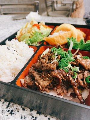 Beef bulgogi lunch box