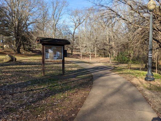 Walking at Latta Park, Charlotte