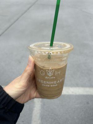 Coffee date smoothie, amazing!