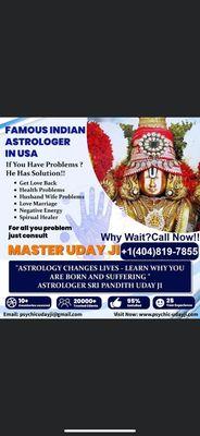 Astrologer and psychic udayji