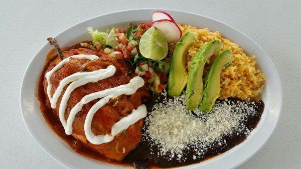 Special of the day,chiles rellenos