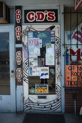 Musical treasures await behind this door! You'd never guess such a non descript door would boast so much eye and ear candy!