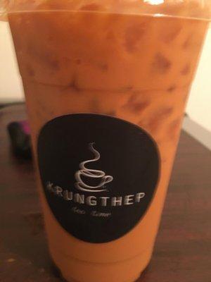 Thai tea (sorry for the blurry picture!)