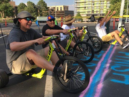 Big Wheel Race!