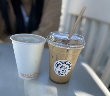 Latte & iced latte