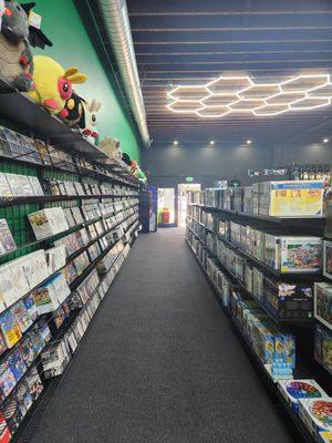 The entrance leads to the alley of all the games they have.