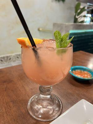 Mezcal-Rita with Guayaba (also had the Mezcal-Rita with Mango and it was delicious!)