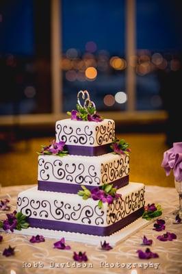 Our wedding cake at Midwest Conference Center