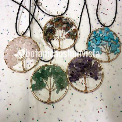 Tree of Life necklaces. For more you can look at our Instagram @botanicaoshunvista