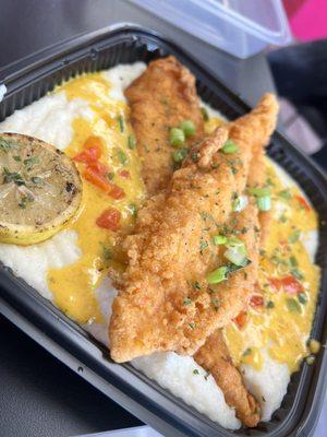 Fish  & grits