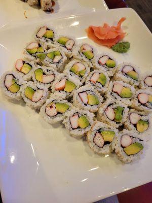 California roll dinner