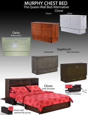 Murphy Cabinets Beds are an affordable space saving solution for guest rooms. In stock!