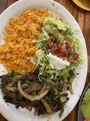 Lunch fajitas