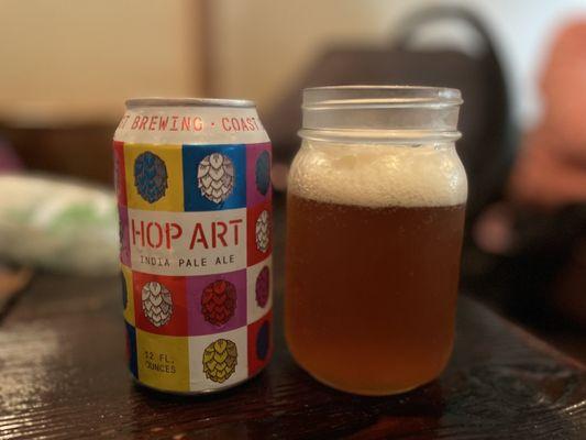 COAST Brewing Company's "Hop Art" IPA