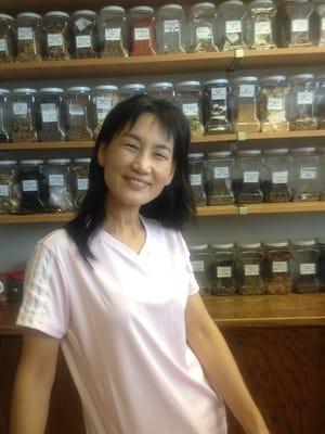 Very nice photo of  Wellness Spa manager Angel.  She is a wonderful woman.