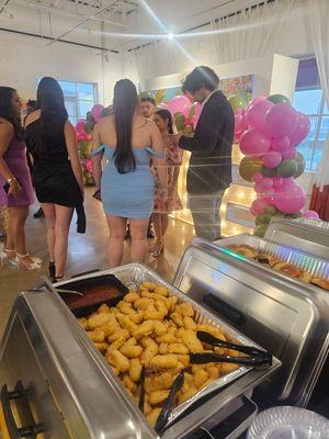 University of Arlington sorority event. Let us cater your next collegiate event