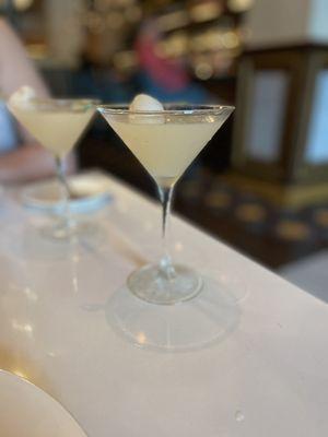 Lychee and ginger martini