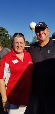 Chamber President Scott Haper and Practice Manager Debbie Grube