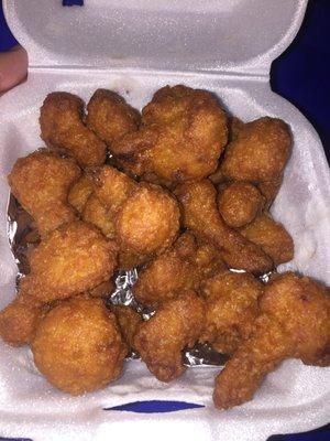 Deep fried cauliflower