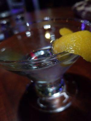 Goose martini up with a twist