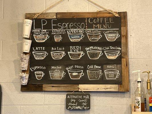 coffee list