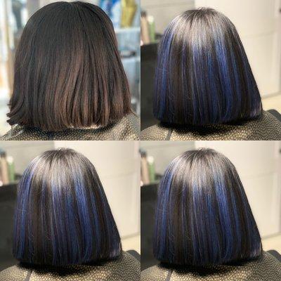 Dark Blue Highlights