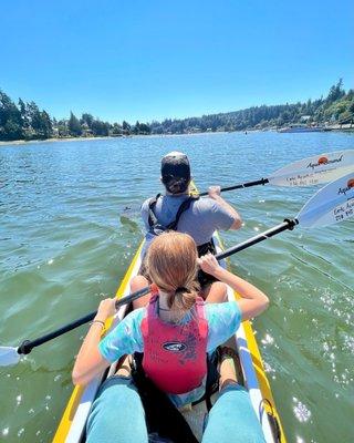 Kayaking in the estuary