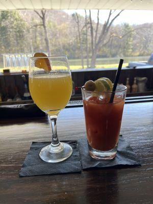 Mimosa and Bloody Mary