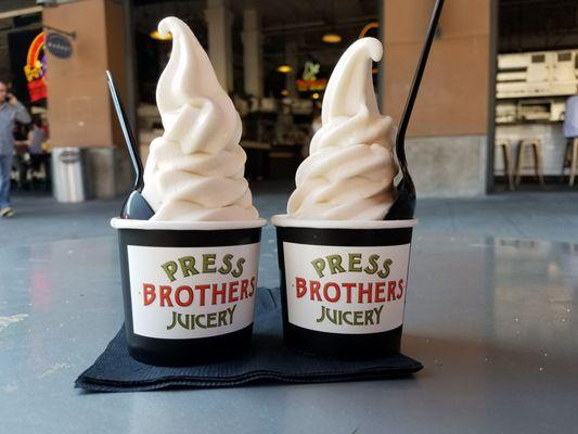 Our coconut milk soft serve