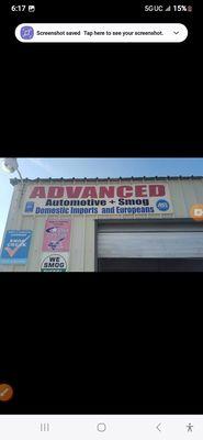 Advanced automotive and smog...(805)-399-9173
Relocating from 3951 south h st Bakersfield ca...