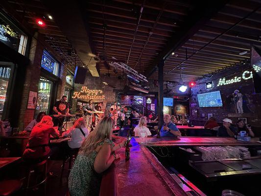 Live music at the bar