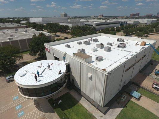 PCI Medical Center Flat Roof Install