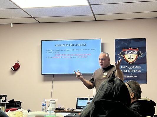 Great Concealed Carry Classes! Very Informative!