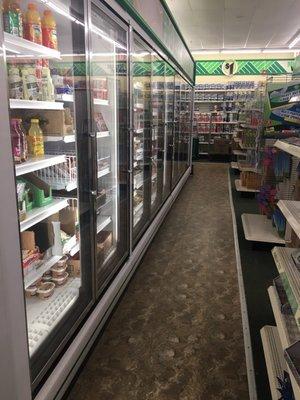 Their new fridge section!