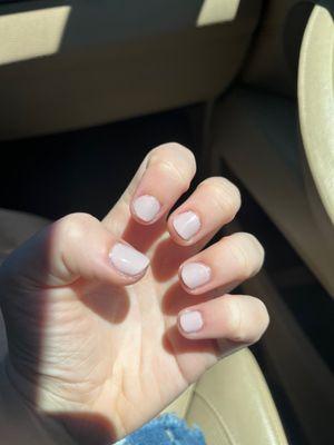 my nails- just a regular polish manicure