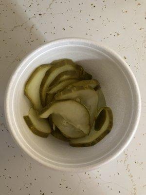 Side of pickles