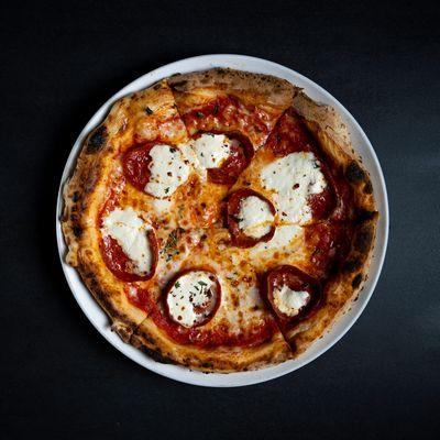 Pepperoni + Burrata Pizza