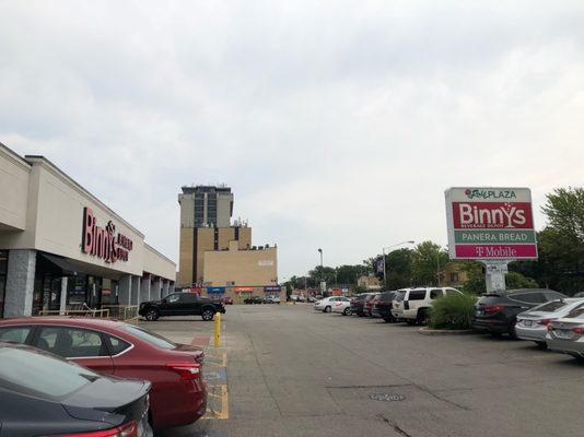 Their strip mall and storefront.