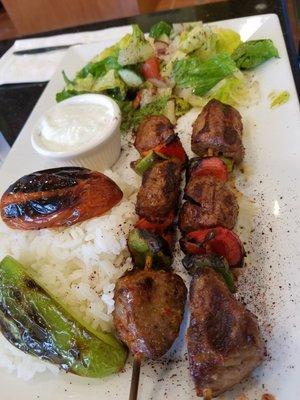 Shish Kebab plate! 10/10