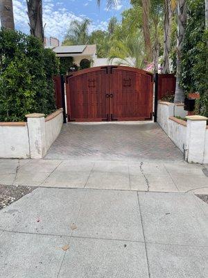 Wood Gate Installation