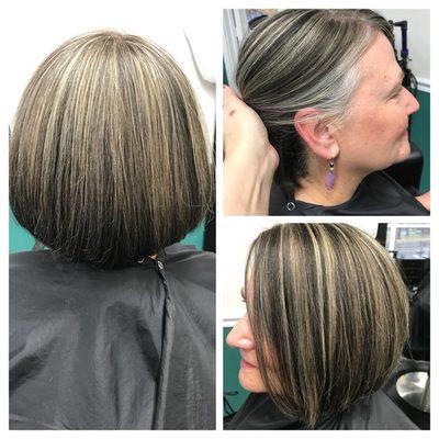 Cut and color by Andrea Cole-Conahan