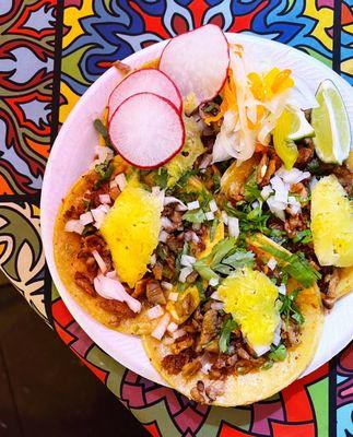 Tacos Al Pastor | $4 each (cash only!)