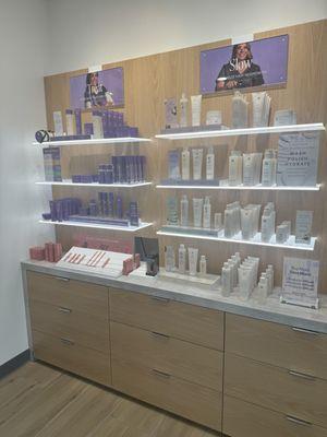 Our beautiful retail has all your homecare to maintain smooth skin!