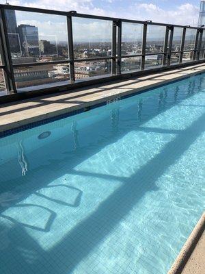 Rooftop pool