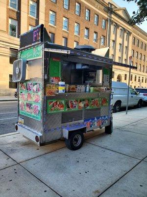 Cart right outside Presby hospital on Powelton