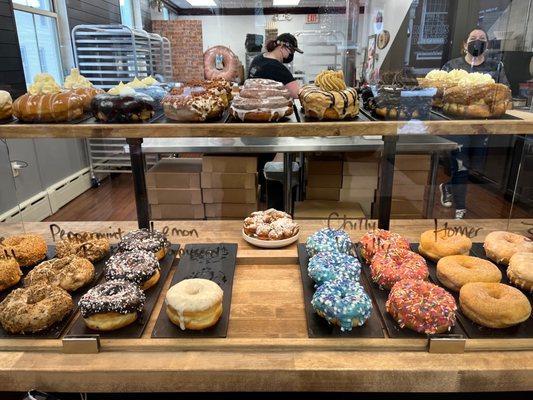 An array of donuts