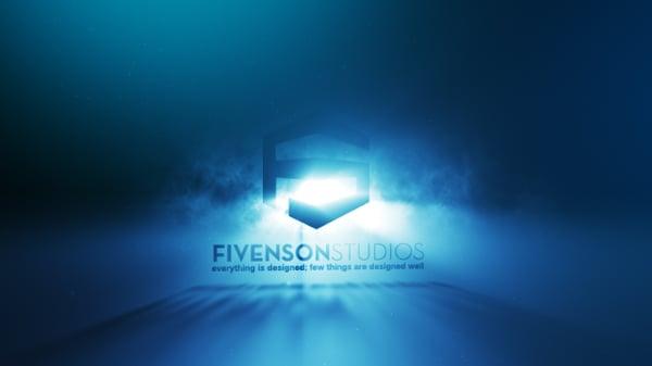 Logo for Fivenson Studios, based in Ann Arbor, Michigan, specializes in design of all kinds including graphic, web, logo, app, etc...