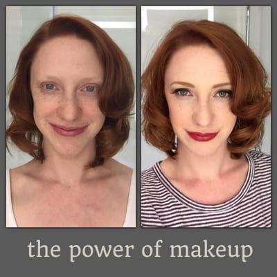 The power of makeup!