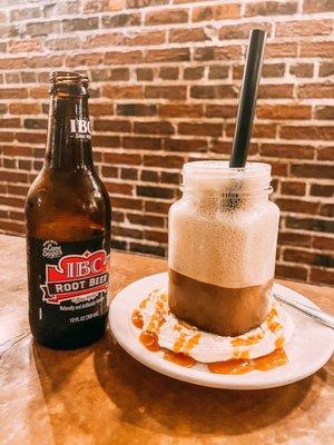 Root beer float