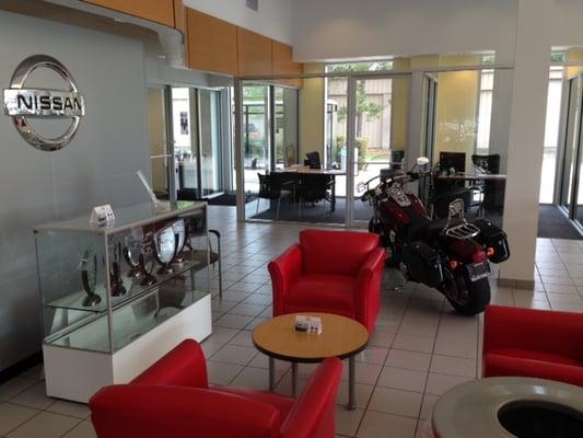 Northpark Nissan's showroom provides comfort and convenience for the best in your car buying experience.